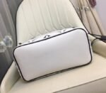 Louis Vuitton Spring 2022 Monogram Empreinte Neverfull MM Tote In Cream - Image 7
