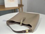 Top Quality Fake Chloe Marcie Hobo Bag in Grey Grained Leather - Image 11