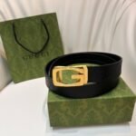 Square G reversible leather belt - Image 3