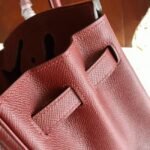Bordeaux Hermes Birkin 35cm Replica Designer-Inspired Bag - Image 8