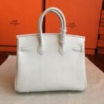 Premium Replica White Hermes Birkin 25cm Handbag - Image 2
