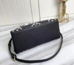 Louis Vuitton Bicolor Monogram Empreinte Leather Petit Palais Handbag In Black And Beige - Image 3