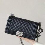 BOY CHANEL SHOULDER BAG Cow Leather