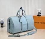 Louis Vuitton Taiga Leather Keepall Bandouliere 50 Travel Bag In Miami Green - Image 3