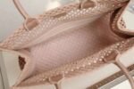 Dior Large Book Tote Bag Replica in Beige Mesh Embroidery - Image 7