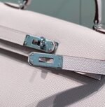 Hermes Kelly Mini II Bag Replica in Mauve Pale - Image 6