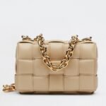 Top Quality Faux Bottega Veneta Chain Cassette Bag In Porridge