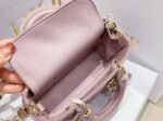 Dior Lady D-Joy Micro Bag Fake in Peony Pink Cannage Lambskin - Image 8