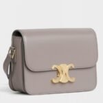 Top Quality Fake Celine Triomphe Teen Bag In Grey