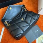 Replica Saint Laurent Puffer Small Chain Bag Black Lambskin - Image 8