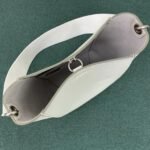 Top Quality Fake Celine Sangle Small Bucket Bag In White Calfskin - Image 4