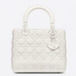 Dior Lady Dior Medium Bag Knockoff in White