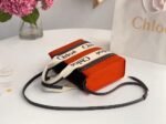 Top Quality Replica Chloe Small Woody Tote Bag In Orange Felt - Image 3