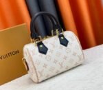 Louis Vuitton Monogram Dune Canvas Speedy 20 Handbag With Jacquard Strap - Image 3
