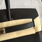 Hermes Birkin 35cm Imitation Designer Bag in Black - Image 8