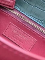 Replica Saint Laurent Cassandra Medium Bag Green Crocodile - Image 7