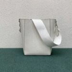 Top Quality Fake Celine Sangle Small Bucket Bag In White Calfskin - Image 5