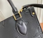 Louis Vuitton Monogram Empreinte Leather Onthego PM Bag In Black - Image 8