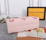 Louis Vuitton Monogram Empreinte Leather Onthego MM Bag In Pink - Image 5
