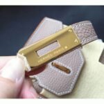 Grey High Quality Fake Hermes Birkin 30cm Purse - Image 5