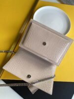 SUNSET MEDIUM CHAIN BAG IN SMOOTH LEATHER - Image 9