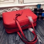 Red Luxury Replica Hermes Victoria II 35cm Bag - Image 5