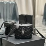 JUNE BOX BAG IN QUILTED PATENT LEATHER