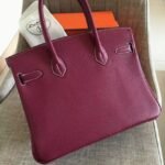 Ruby Color Designer-Inspired Hermes Birkin 35cm Replica Purse - Image 4