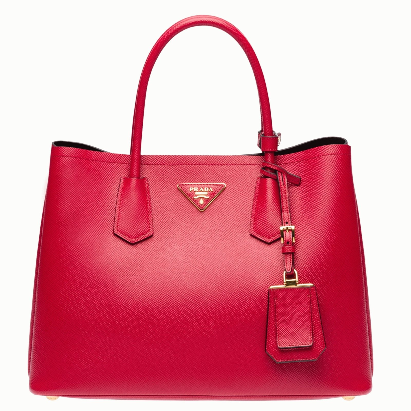 7EF87B55-4BD5-C247-B42F-CFC924C4C9BE.jpg Red Prada Double Medium Tote Bag Replica - Image 1