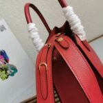 Prada Monochrome Medium Bag Replica in Red - Image 4