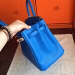 Blue Hydra Fake Designer Hermes Birkin 35cm Bag - Image 3