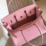 Elegant Pink Hermes Birkin 30cm Luxury Replica - Image 7
