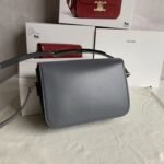 Top Quality Knockoff Celine Triomphe Medium Bag In Grey - Image 7