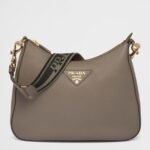 Prada Shoulder Bag Fake in Grey