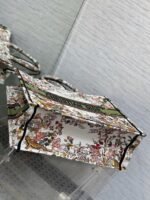 Dior Large Book Tote Bag Knockoff in Dior 4 Saisons Automne Soleil Embroidery - Image 3