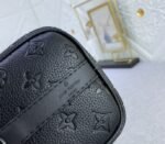 Louis Vuitton Taurillon Monogram Leather Keepall Bandouliere 25 In Black - Image 9