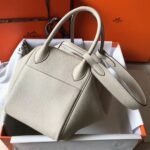 Fake Hermes Lindy 30cm bag in beton color - Image 7