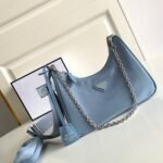 Prada Re-Edition Shoulder Bag Replica in Blue - Image 6