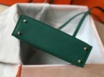 Hermes Kelly Mini II Bag Replica in Vert Vertigo - Image 6