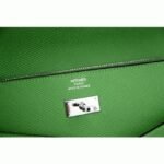 Bamboo designer replica Hermes Kelly Longue wallet - Image 4