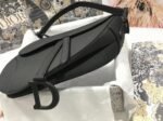 Dior Saddle Bag Faux in Black Ultramatte Calfskin - Image 9