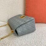 Dior Caro Large Bag Knockoff in Grey - Image 7