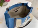 Top Quality Knockoff Chloe Medium Woody Tote Bag in Deadstock Denim - Image 9
