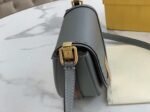 Top Quality Replica Fendi Moonlight Saddle Bag In Grey Calfskin - Image 7