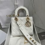 Dior Small Lady Dior My ABCDior Bag Faux in White - Image 2