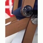 Dark Blue Canvas Knockoff Hermes Cabag Elan Casual Tote - Image 6