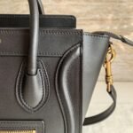 Celine Nano Luggage Tote Bag Replica in Black - Image 7