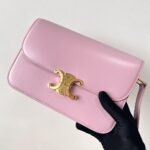 Top Quality Knockoff Celine Triomphe Teen Bag In Pink - Image 9