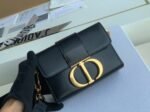 Dior 30 Montaigne Box Bag Replica in Black Box Calfskin - Image 9
