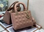 Dior Lady Dior Medium Bag Replica in Blush - Image 4